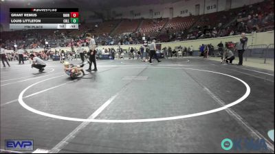 58 lbs 7th Place - Grant Remus, Barnsdall Youth Wrestling vs Louis Littleton, Collinsville Cardinal Youth Wrestling