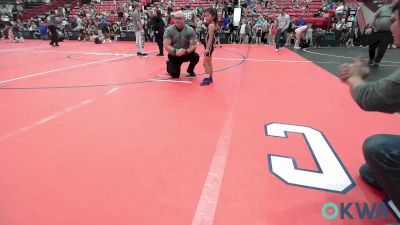 46-49 lbs Rr Rnd 2 - Edith Shimonek, Pawhuska Elks Takedown vs Leilani Ingram, Team Of Hard Knox