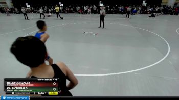 78 lbs Champ. Round 2 - Helio Gonzalez, Thundercat Wrestling Club vs Kai McDonald, Sebolt Wrestling Academy