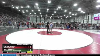 96 lbs Cons. Round 4 - Jack Francis, Southern Idaho Training Center vs Calvin Averett, Red Devil Mat Club