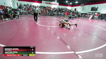 115 lbs Quarterfinal - Kristine Comia, Long Beach Poly vs Samatha Rivera, Northview