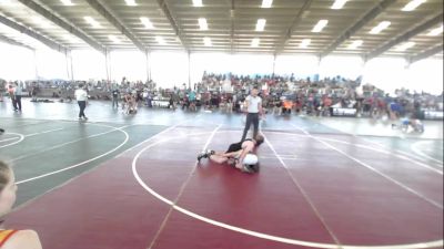 89 lbs Rr Rnd 3 - Chase Winkle, Mat Demon WC vs Mason King, NM Outlaws