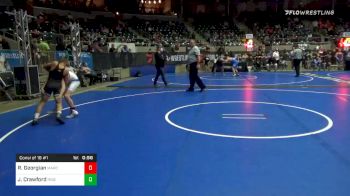 100 lbs Consolation - Riely Georgian, Marcaurele vs Jarrett Crawford, Rider