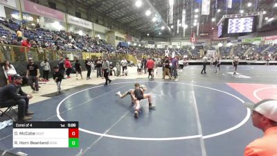 66 lbs Consi Of 4 - Dawsyn McCabe, Southwest Hammers vs Reed Horn Beanland, Dove Creek