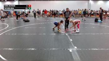 57 lbs Round 3 (4 Team) - Tayvien Neal, LaFayette Wrestling vs Nara Jackson, Freedom Elite