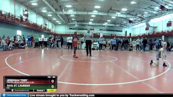 85 lbs Champ. Round 1 - Tate St. Laurent, CIA vs Jeremiah Tisby, Center Grove Wrestling Club