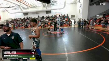 98 lbs Champ. Round 1 - Rowan Hanusa, Rocky Mountain Middle School vs Jasper Lopez, Lovell Middle School