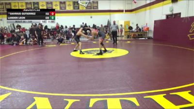 149 lbs Cons. Round 1 - Davrius Gutierrez, Fresno City College vs Landen Leon, College Of The Redwoods