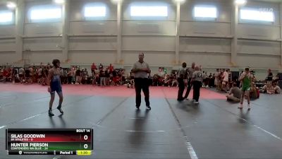 96 lbs Round 4 (8 Team) - Hunter Pierson, Contenders WA Blue vs Silas Goodwin, 84 Athletes