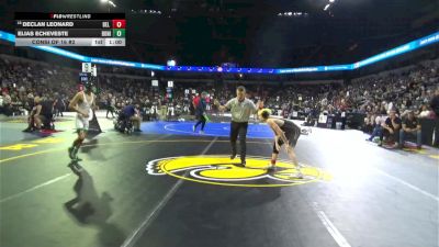 106 lbs Consi Of 16 #2 - Declan Leonard, Del Oro (SJ) vs Elias Echeveste, Bonita (SS)