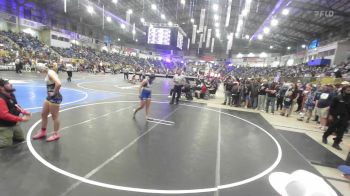 136 lbs Semifinal - Jayla Cary, Centauri Middle School vs Vaniecia Barron, Fort Lupton MS