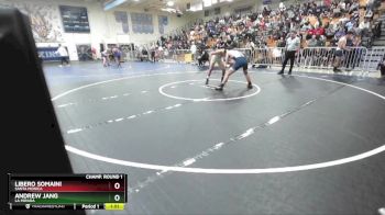 175 lbs Champ. Round 1 - Andrew Jang, La Mirada vs Libero Somaini, Santa Monica