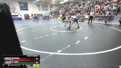 175 lbs Champ. Round 1 - Andrew Jang, La Mirada vs Libero Somaini, Santa Monica