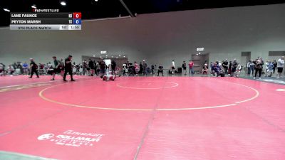 78 lbs 3rd Place Match - Lane Faunce, KS vs Peyton Marsh, TX