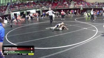62 lbs Cons. Round 1 - Jesse Coffin, Double Dog Wrestling Club vs Memphis Canas, Hershey Youth Wrestling