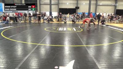 135 lbs Final - Ethan Uttley, Coventry vs Zane Crouse, Green Castle