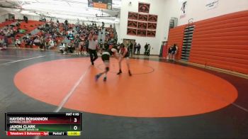 106B Round 3 - Hayden Bohannon, Natrona County vs Jaxon Clark, Park / Sweet Grass Co