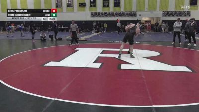 197 lbs Semifinal - Eric Freeman, Rutgers-Unattached vs Reid Schroeder, Army