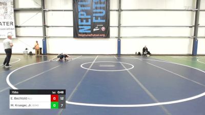 75 lbs Rr Rnd 2 - Eli Bechtold, All-American Wrestling Club vs Michael Krueger, Jr., Demolition Elite