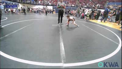 55 lbs Round Of 16 - Easton Lee, Red Ryder Wrestling Club vs Samuel Ellis, Blanchard Youth Wrestling