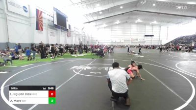 57 lbs 3rd Place - Leo Nguyen Blas, Mingus Mountain Wrestling vs Aden Maya, Way Out West