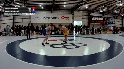 79 kg Champ. Round 1 - Brian Finnerty, West Virginia Regional Training Center vs Andrew Supers, Yellowjacket Wrestling Club