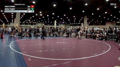 113 lbs Round 5 (6 Team) - Kale Cowen, BRAWL Silver vs Zedic Pabst, North Shelby Regulators Blue