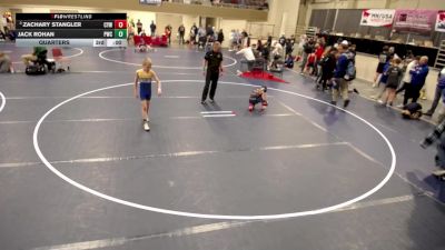 10U - 77 lbs Cons. Round 3 - Ezekiel Bradley, Big Lake Youth Wrestling vs Leo Gessner, Hastings Wrestling Club