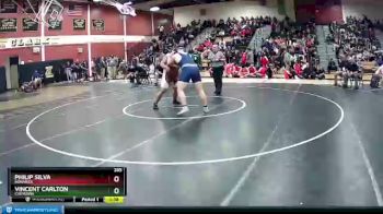 285 lbs Quarterfinal - Philip Silva, Bonanza vs Vincent Carlton, Cheyenne