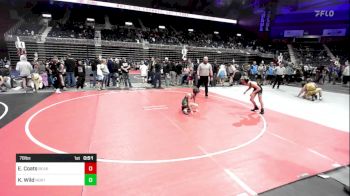 78 lbs Round Of 16 - Easton Coats, Bear Cave WC vs Kyler Wild, North Dakota