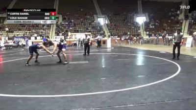 1A-4A 190 Cons. Round 3 - Cole Savage, American Christian Academy vs Curtis Daniel, Ranburne