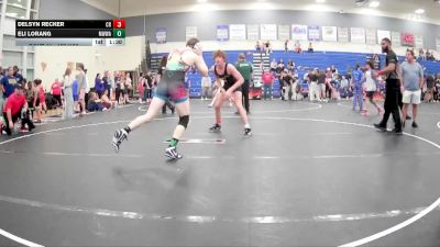 120/126 Round 2 - Delsyn Recker, Carolina Reapers vs Eli Lorang, Mighty Warriors Wrestling Acad