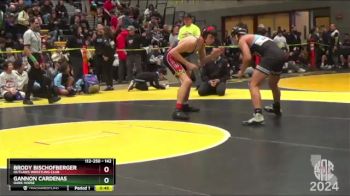 142 lbs Cons. Semi - Brody Bischofberger, Outlaws Wrestling Club vs Gannon Cardenas, Dark Horse