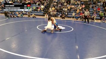 138 lbs 1st Place Match - Zaen Green, Kearney vs Dayven Mosbacker, Omaha Bryan