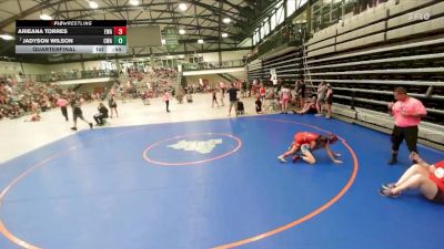 89-94 lbs Quarterfinal - Jadyson Wilson, Contenders Wrestling Academy vs Arieana Torres, Empire Wrestling Academy