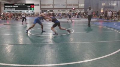 132 lbs Round Of 16 - Preston Smilyk, None vs Cole Borzio, Steller Trained