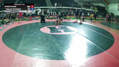 120 lbs Quarters - Ryder Tagami, Hawaii vs Emillio Peterson, Idaho