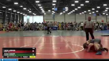 100 lbs Round 3 (6 Team) - Jack Lorper, Apex vs Evan Sanati, Virginia Hammers