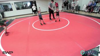 55 lbs Round Of 16 - Asa Perry, Wyandotte Youth Wrestling vs Elliott Fox, Locust Grove Youth Wrestling