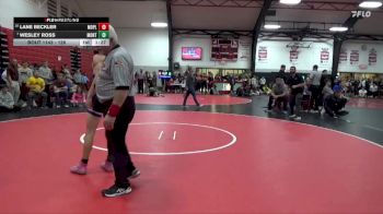 126 lbs 7th Place Match - Lane Beckler, Mount Pleasant vs Wesley Ross, Montezuma