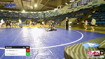 100 lbs Final - Damien Yeoman, Sebolt Wrestling Academy vs Roman Fonseca, Daniel Cormier Wrestling Club