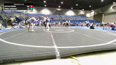 155-170 lbs Rr Rnd 3 - Kaylie Owens, Mighty Bluebirds vs Emma Gregory, J Squad