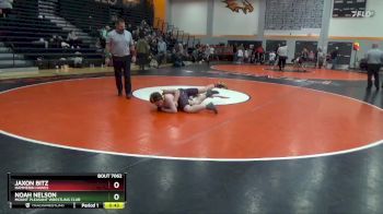 N-18 lbs Round 5 - Noah Nelson, Mount Pleasant Wrestling Club vs Jaxon Bitz, Hammerin Hawks