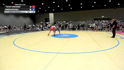 190 lbs Cons. Round 3 - Wyatt Whitener, OK vs Akeem Mitchell, NM