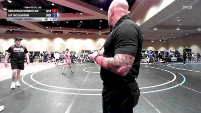100 lbs Champ. Round 1 - Sebastian Rodriguez, New York vs Jay McQuiston, Pennsylvania