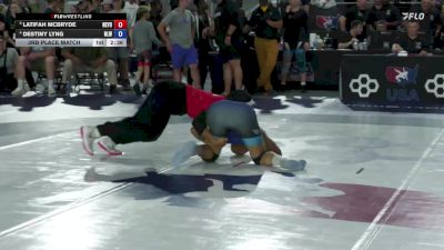 68 lbs 3rd Place Match - Latifah McBryde, New York vs Destiny Lyng, NYAC/Lehigh WC