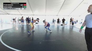 138 lbs Cons. Round 5 - Tyler Hiraoka, John W. North High School vs Diego Gamez, Clovis High