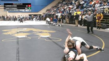 3 - 165 lbs Champ. Round 1 - Lawson Ayers, Staunton River vs Liam O`Connell, New Kent