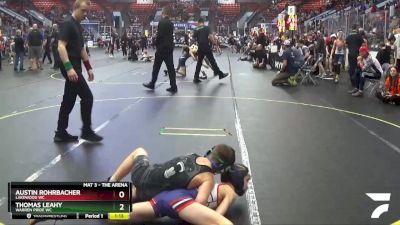 80 lbs Cons. Round 4 - Thomas Leahy, Warren Pride WC vs Austin Rohrbacher, Lakewood WC