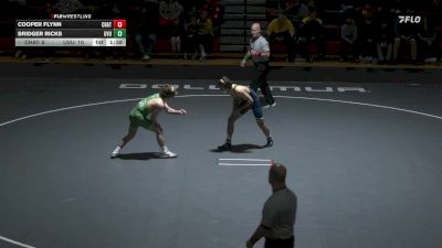 125 lbs Finals (2 Team) - Cooper Flynn, Chattanooga vs Bridger Ricks, Utah Valley